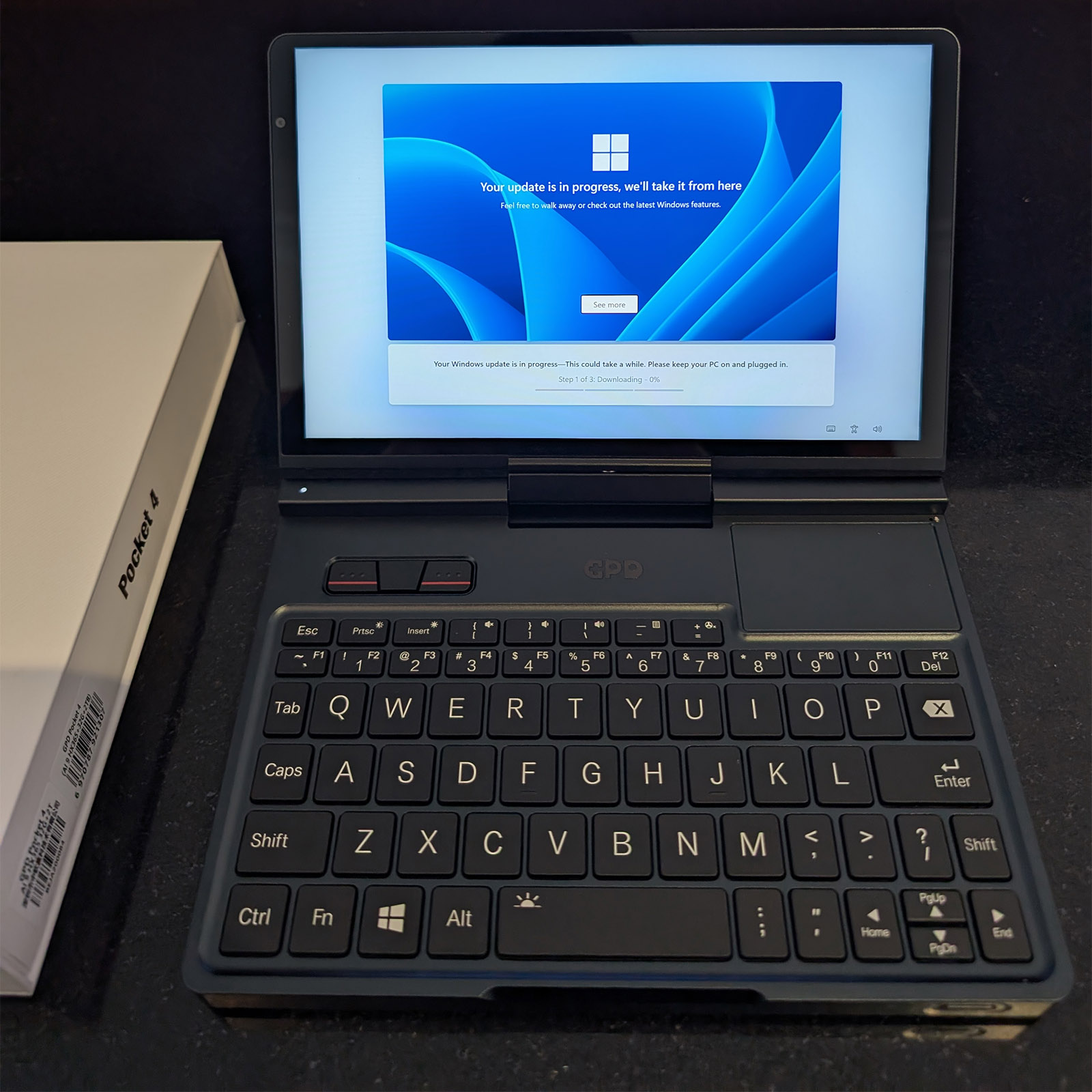 Pocket 4 installing Windows
